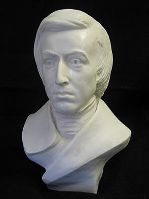 STRIKING FREDERIC CHOPIN BUST SCULPTURE STATUE